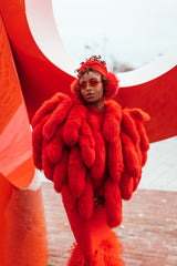 Milan Fox Tail Cape