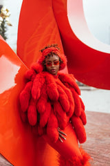 Milan Fox Tail Cape