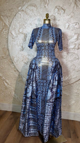 Azzure Short Sleeves Mesh Dress