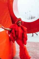 Milan Fox Tail Cape