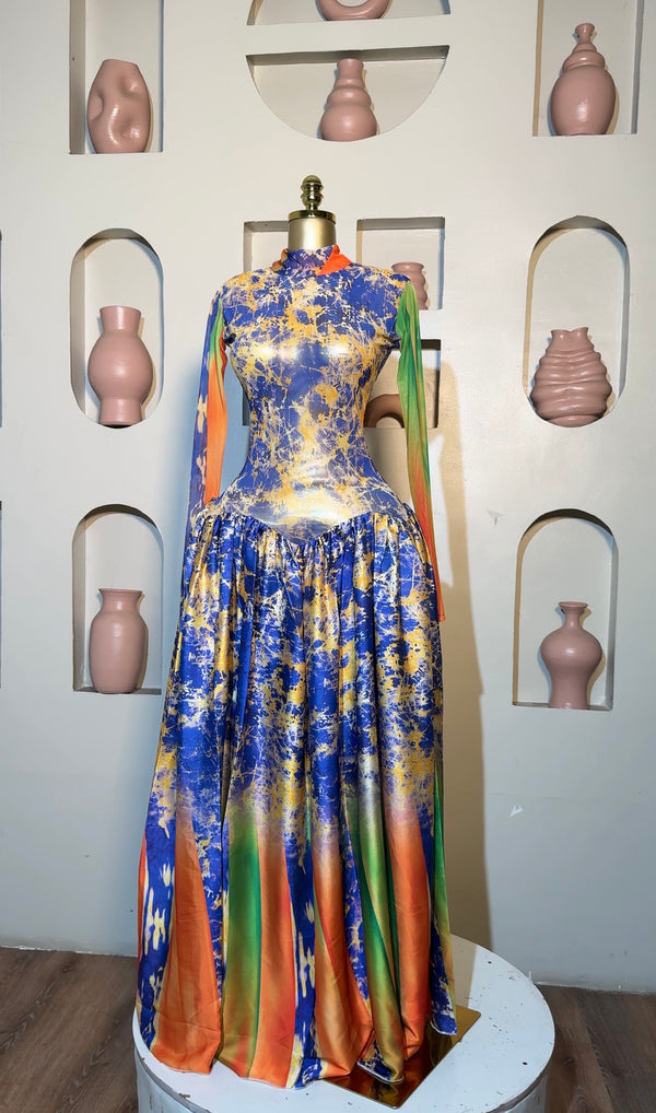 Galaxy Mesh Dress