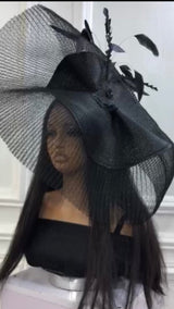 Noir Eclipse Fascinator