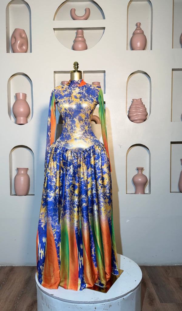 Galaxy Mesh Dress