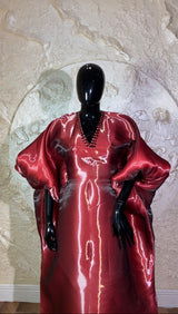 Wine Radiance Bubu Dress