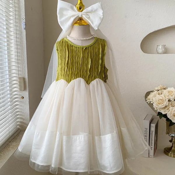 Princess Rucci Dress with Hair Bow
