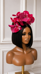 Pink Orchid Fascinator