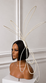 Ivory Ascension Fascinator