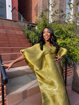 Lime Luminous Bubu Dress