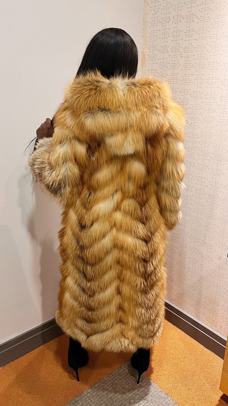 Moscow Red Fox Coat