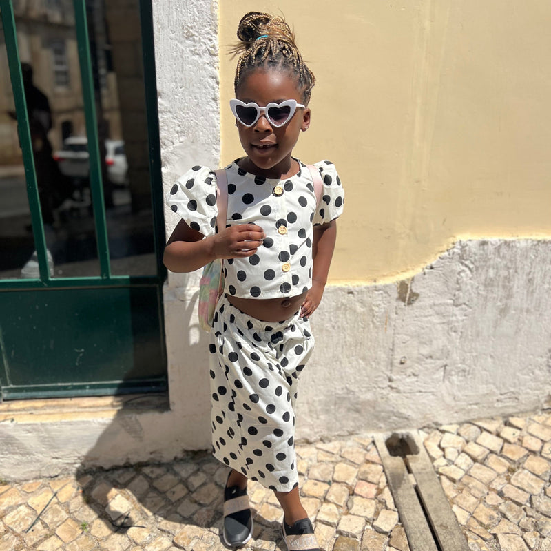 GIRLS POLKA DOT SET