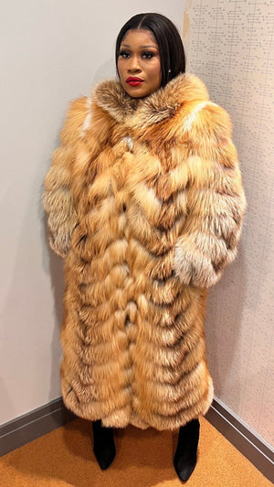 Moscow Red Fox Coat