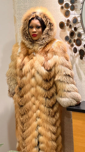 Moscow Red Fox Coat
